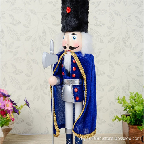 2017 Industrial Custom Wooden Soldier Nutcracker For Christmas Decoration